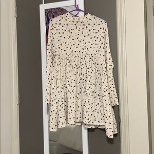 Tier and Now Spotty Mini Dress